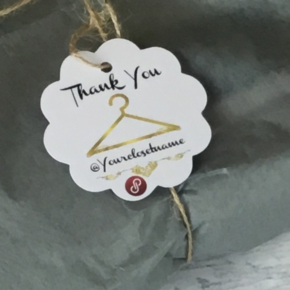 Thank You  Hanging Tags  2.15'' x 2.15'' - Picture 2 of 11